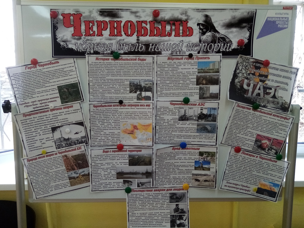 План мероприятий по чернобылю в школе